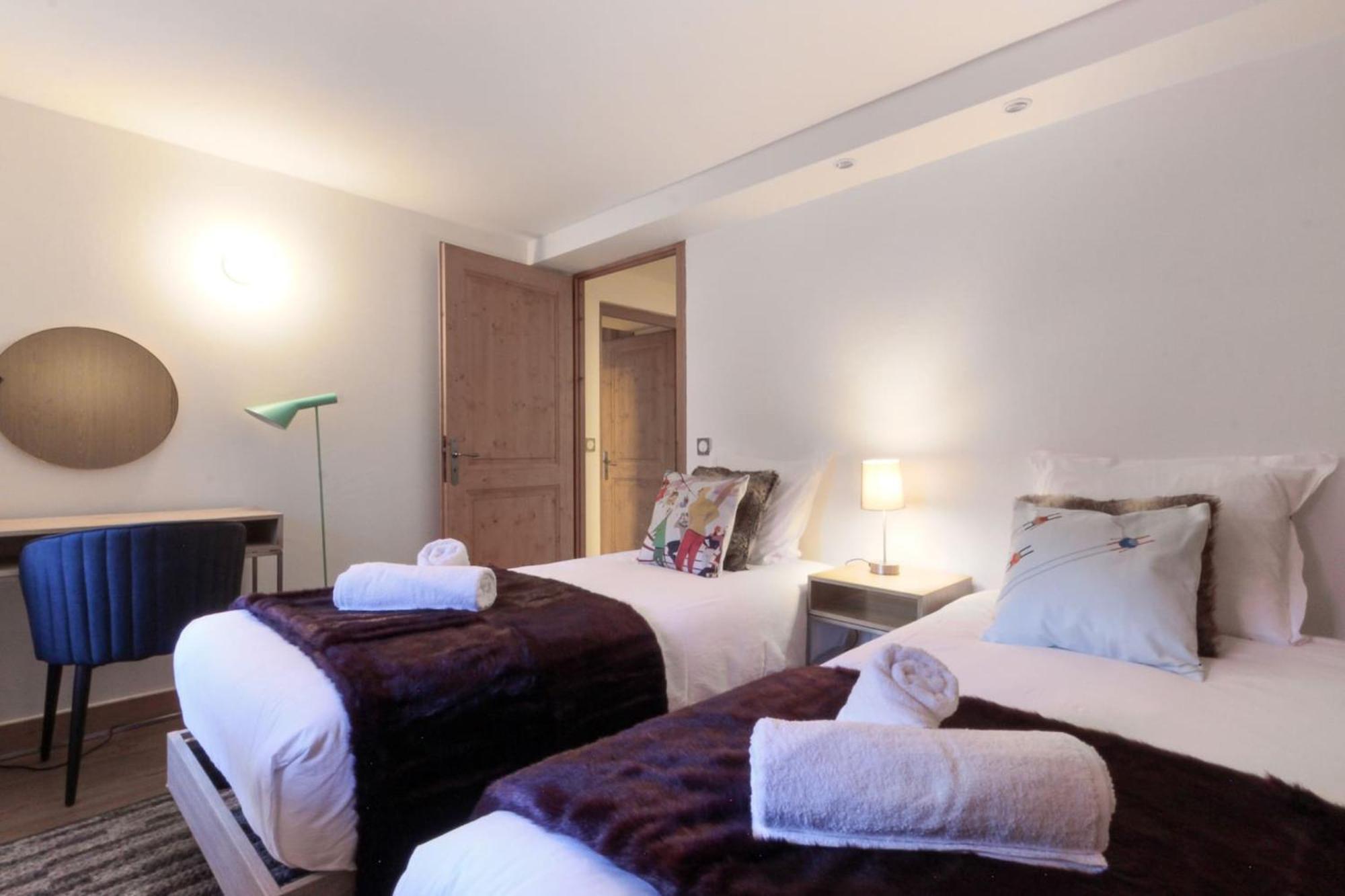 Les Alpins - Centre De Chamonix - Renove Avec Jardin Et Vue Imprenable Sur Le Montblanc Apartment ภายนอก รูปภาพ